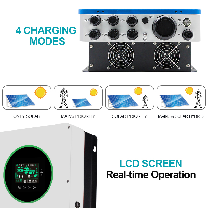 EASUN Hybrid Solar Inverter: 6KW PV Array IP65