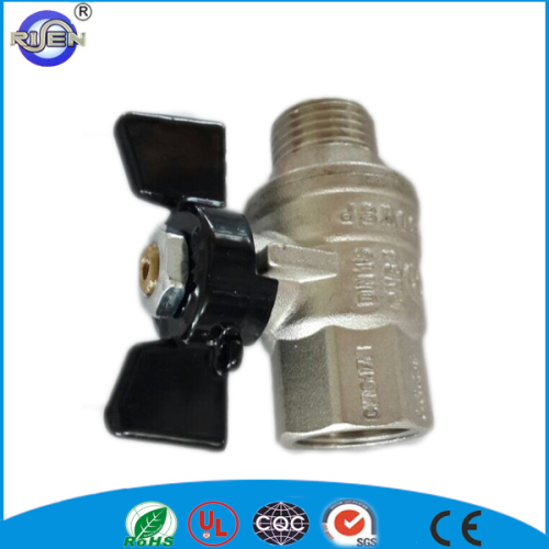 2 Way Manual Ball Valve Dn20 Brass Cw614n, High Quality 2 Way Manual