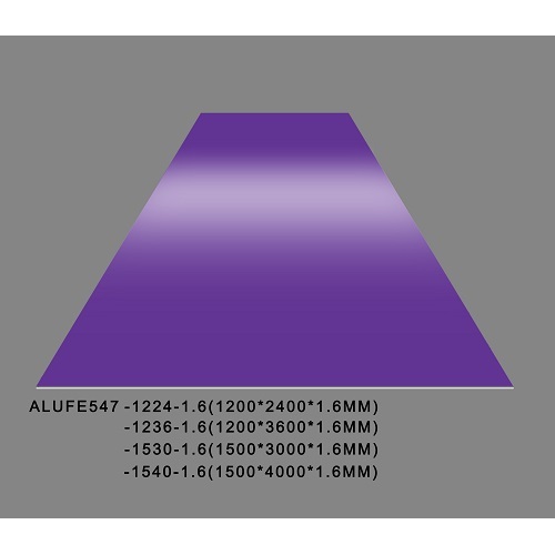 High Glossy Soft Purple Aluminum Sheet