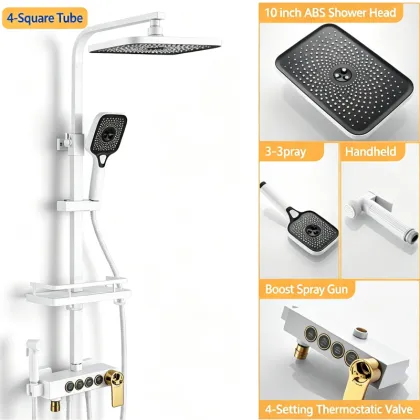Constant temperature shower head set