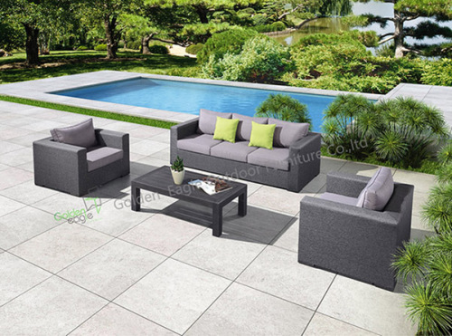 Modern Outdoor Wicker Rattan Sectional Set