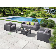 Modern Outdoor Wicker Rattan Sectional Set