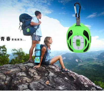 newest items 2015 solar power music super bass bluetooth mini speaker