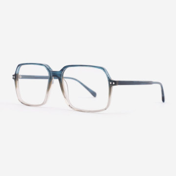 Rectangular Acetate Unisex Optical FrameAs