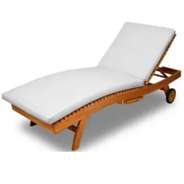 Teak Wood Sunbeds and Sun Loungers for Hotel Swimming Pools