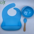 Tahan Air 3 Pack Silicone Baby Feeding Bib Set