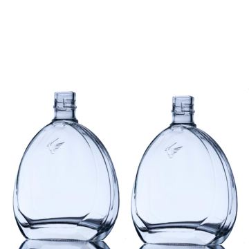 Unique Shape Clear Brandy Glasses with Personal Logo