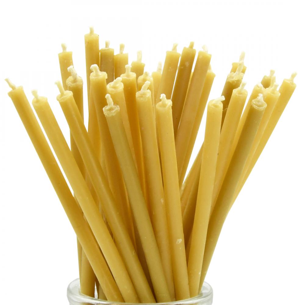 Organic Pure Beeswax Birthday Orthodox Church Candles