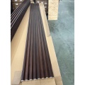 WPC Wall Panel Fluted Wall Clading Rintangan Saiz disesuaikan dengan Integrasi Lancar Tanpa Lancar Modern Rustic