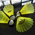Rekabetçi Maçlar için Premium Naylon Badminton Raketle