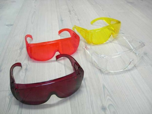 PVC Safety Coloured Spectacles