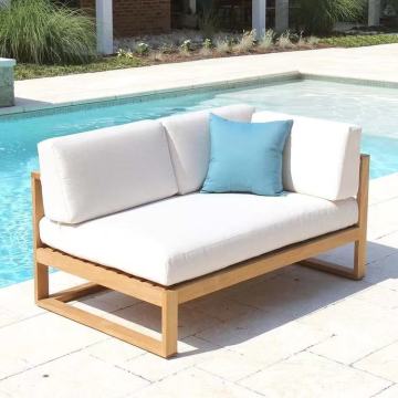 Modern Waterproof Teak Wood Outdoor Sofas for Living Room and Garden