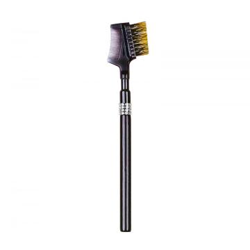Rhinestone Decorated Black Handle Mascara Comb & Brush