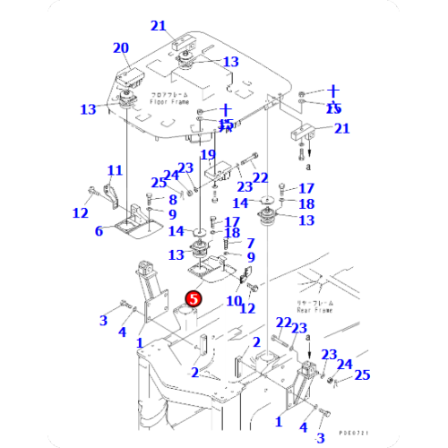 Loader WA320-3 Support 419-928-2110
