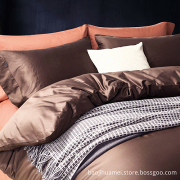Coffee 4 PCS 100% Egyptian Cotton Bedding Sets