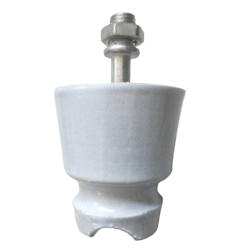 Pin type anti-pollution porcelain insulator