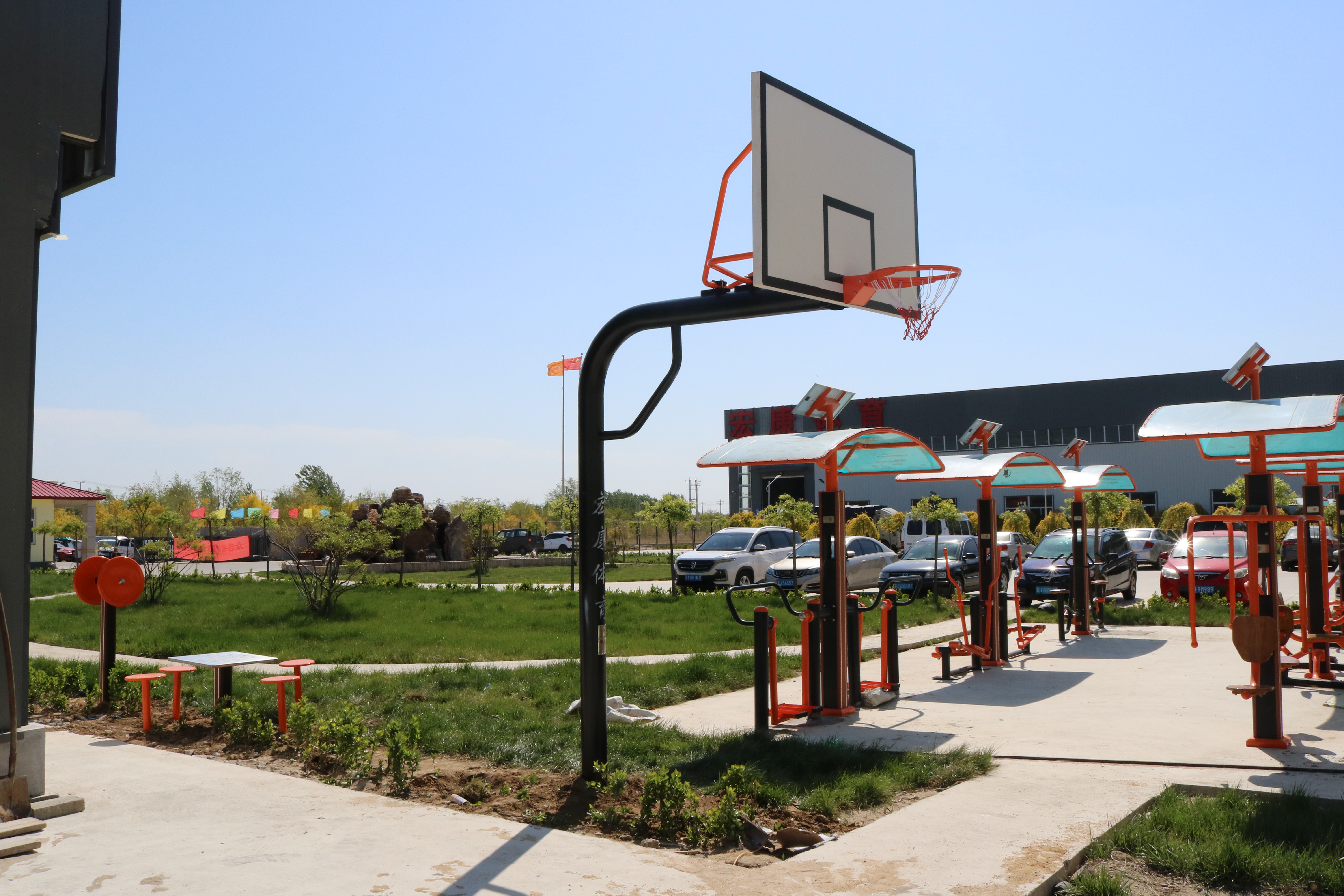 Fixed in Ground Basketball Hoop