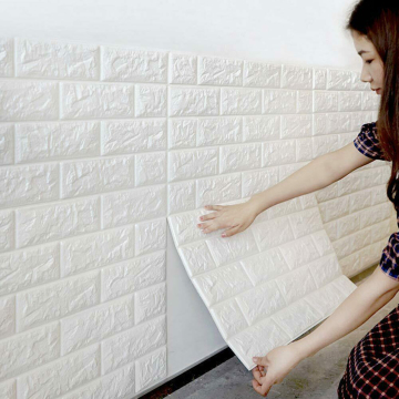 China Factory Waterproof 3D Foam Wall Stickers 70x77cm Wallpaper