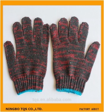 Hot Sale Black And Red Organic Cotton Gloves