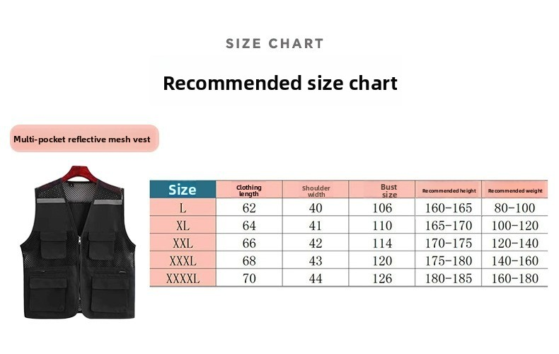 Volunteer Multi-Pocket Zipper Solid Pattern Vest