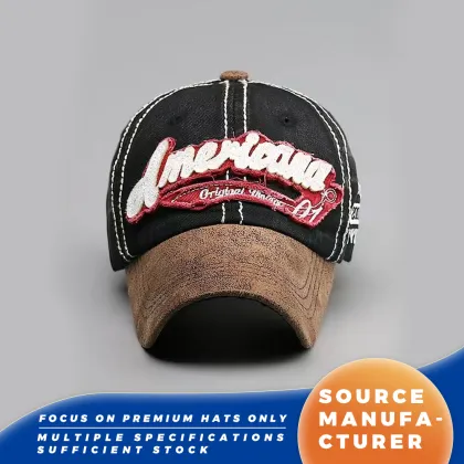 Americana NYC Vintage Washed Baseball Caps