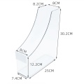 Suporte de arquivo de mesa transparente