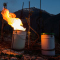 Contra las velas a prueba de heladas congeladas a principios de primavera