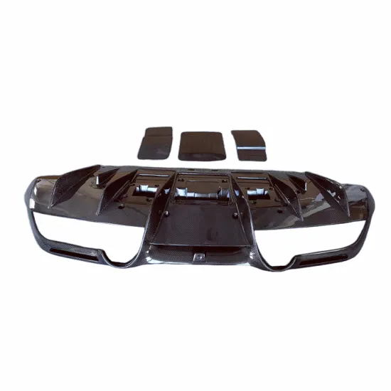 2021 Ferrari F8 Tributo Spider Carbon Fiber Rear Bumper Diffuser Kit