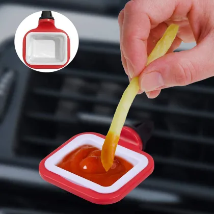 Multi function car potato chip cup holder