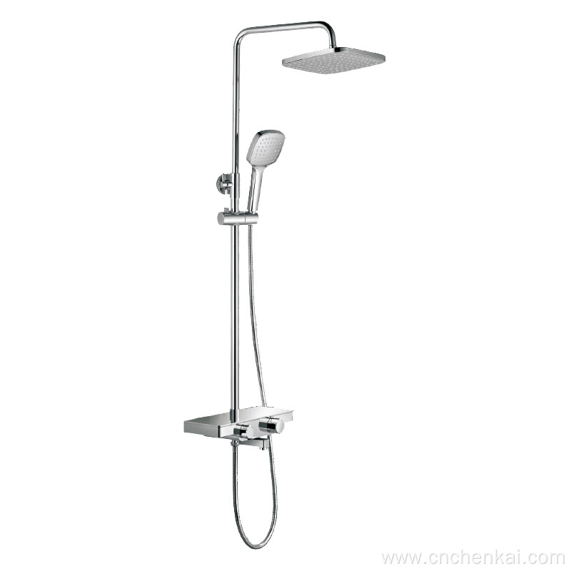 New Chrome Bath Shower Faucets Set Bathtub Mixer