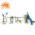 Leaf Natural Outdoor Playground Equipment For Children