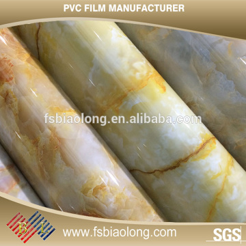 Manufactory marble Pvc thermo foil