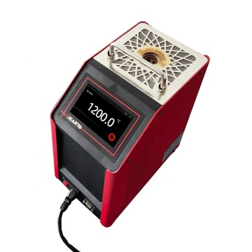 Calibratore termico touchscreen per temperature a blocchi a secco fino a 1200 ° C