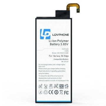 For Samsung Galaxy S6/S6 Edge Lithium Polymer Battery Gold Replacement Battery Pack Rechargeable Battery