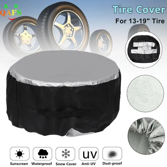 13-19inch Tire Cover Case Car Spare Tire Cover Storage Bags Carry Tote Polyester Tire For Cars Wheel Protection Covers