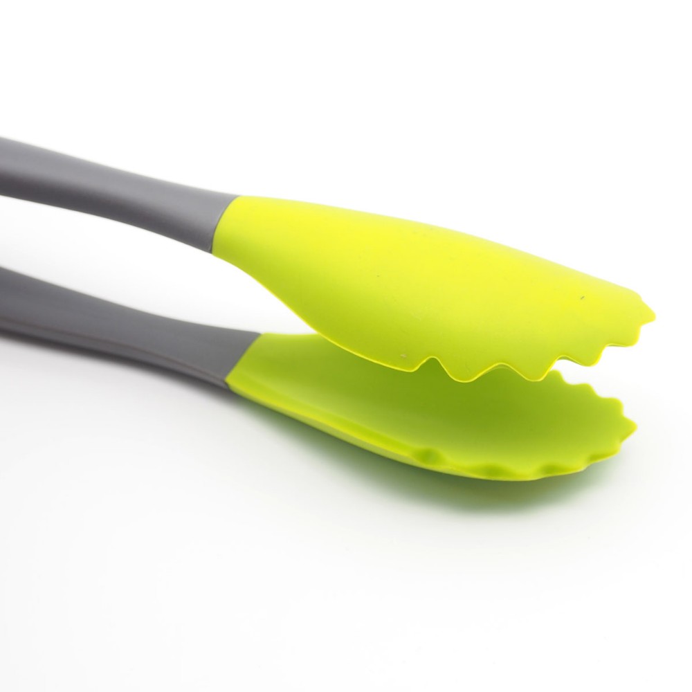 Nylon Handle Food Grade Silicone Food Tongs