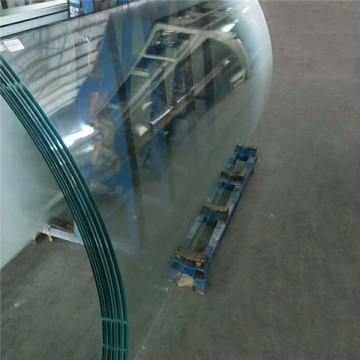 3mm-19mm Bent Curved Laminated Tempered Glass Panels