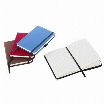 Fabric Hard Cover Notebooks with Ribbon Bookmark