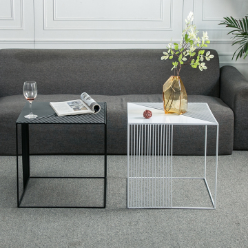 Unique iron Small Square Table for Sitting Room
