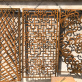 Laser Cut Metal Black Screens Garden decoration Fence