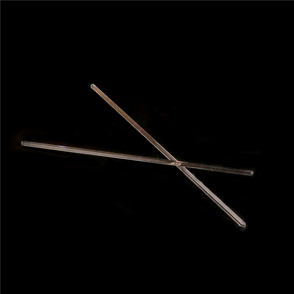 2pcs Lab Glass Stirring Rods 100/200/300mm Length Borosilicate High Resistant Stirrer for Chemistry Lab 6mm Diameter