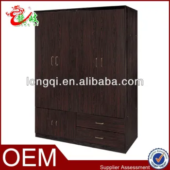 hot sale modern lastest high quality apartment flat MDF 4 door wooden bedroom wardrobe closet clothes cabinet furniture design