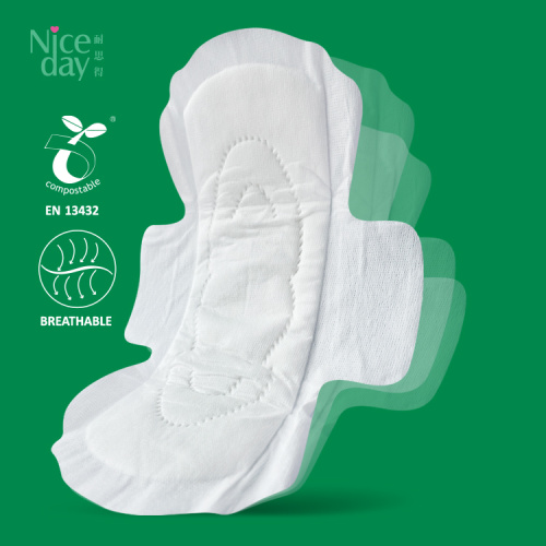 Eco disposable biodegradable organic menstrual pad