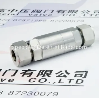 TF-LOK stainless steel double tube end check valve