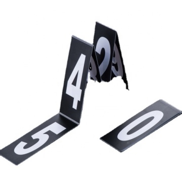 Flip Chart Number Board für Supermarktpreiszeichen in Einzelhandelsgeschäften