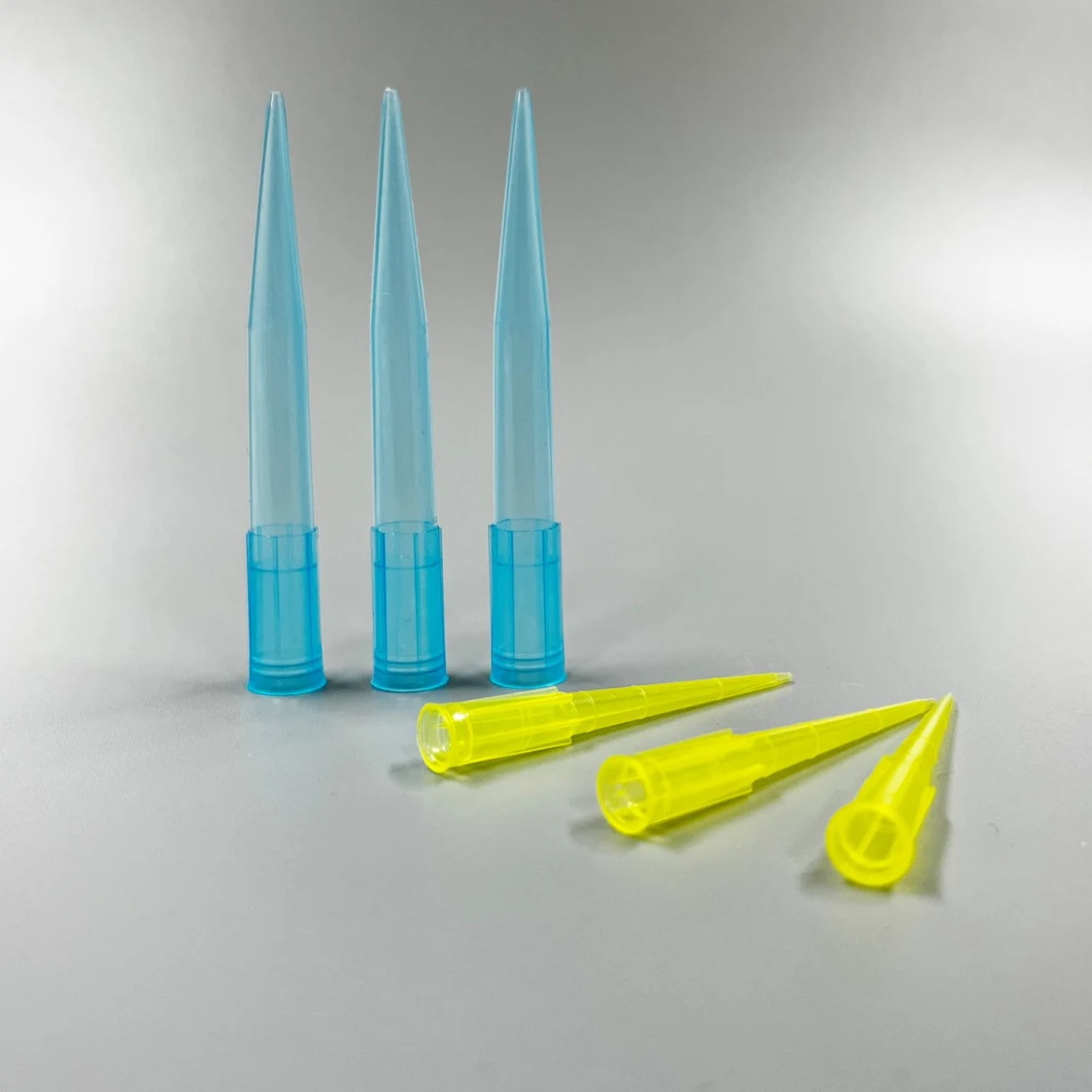 Dicas de pipeta descartável de plástico de plástico de plástico eppendorf