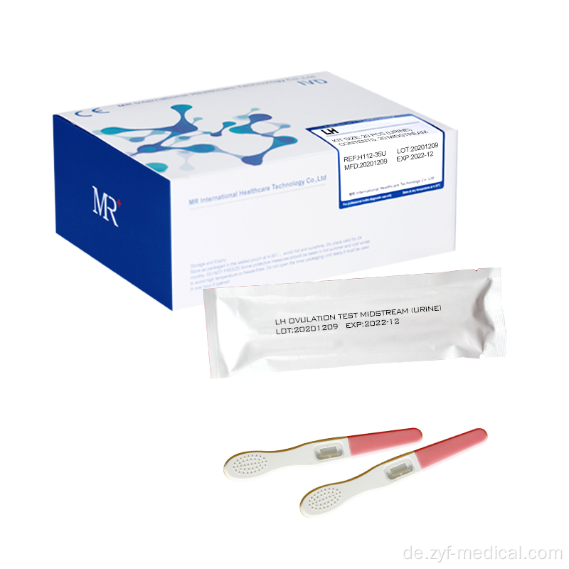 CE -Zertifikat LH Ovulation Test Kit Test Pen