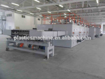 plastic geogrid extrusion line, biaxial geogrid making machine