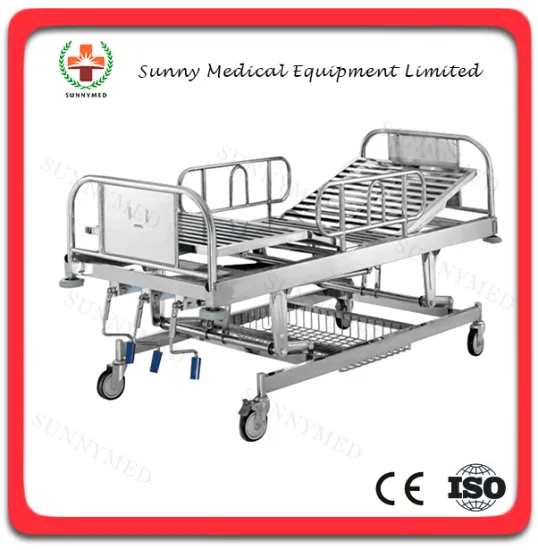 SY-R016 Crank three-folded ICU rescue bed