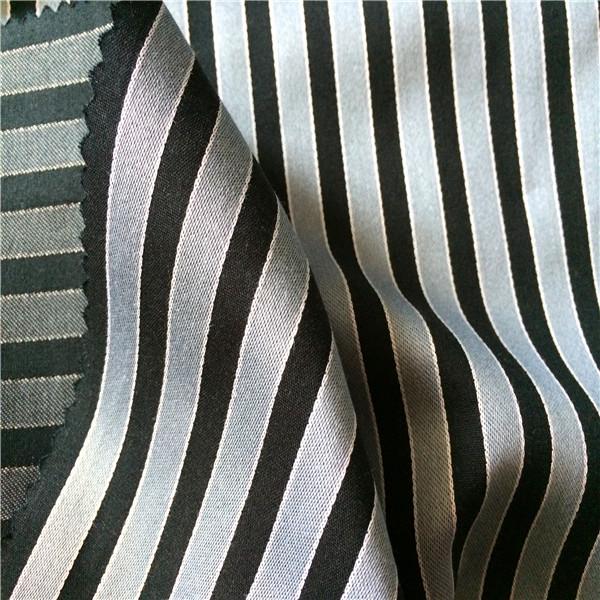 100% polyester COTTON YARN DYED DOBBY FABRIC